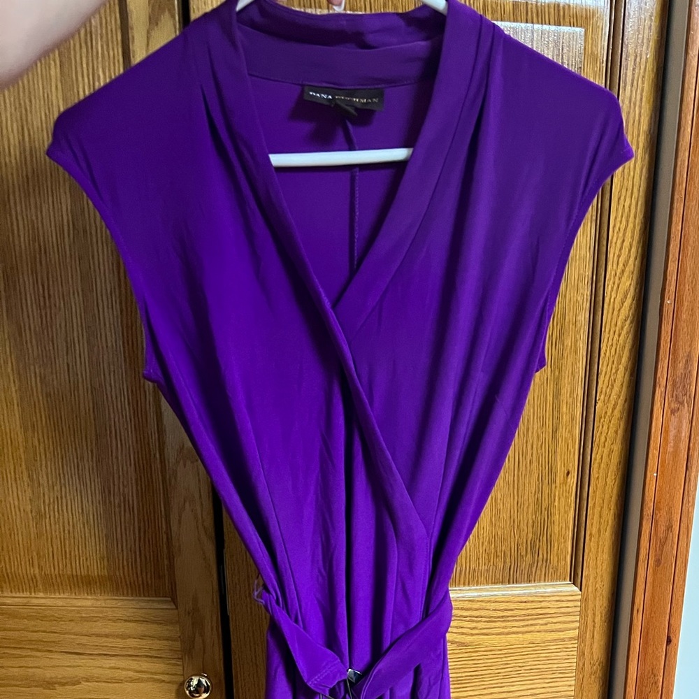 Purple mini dress